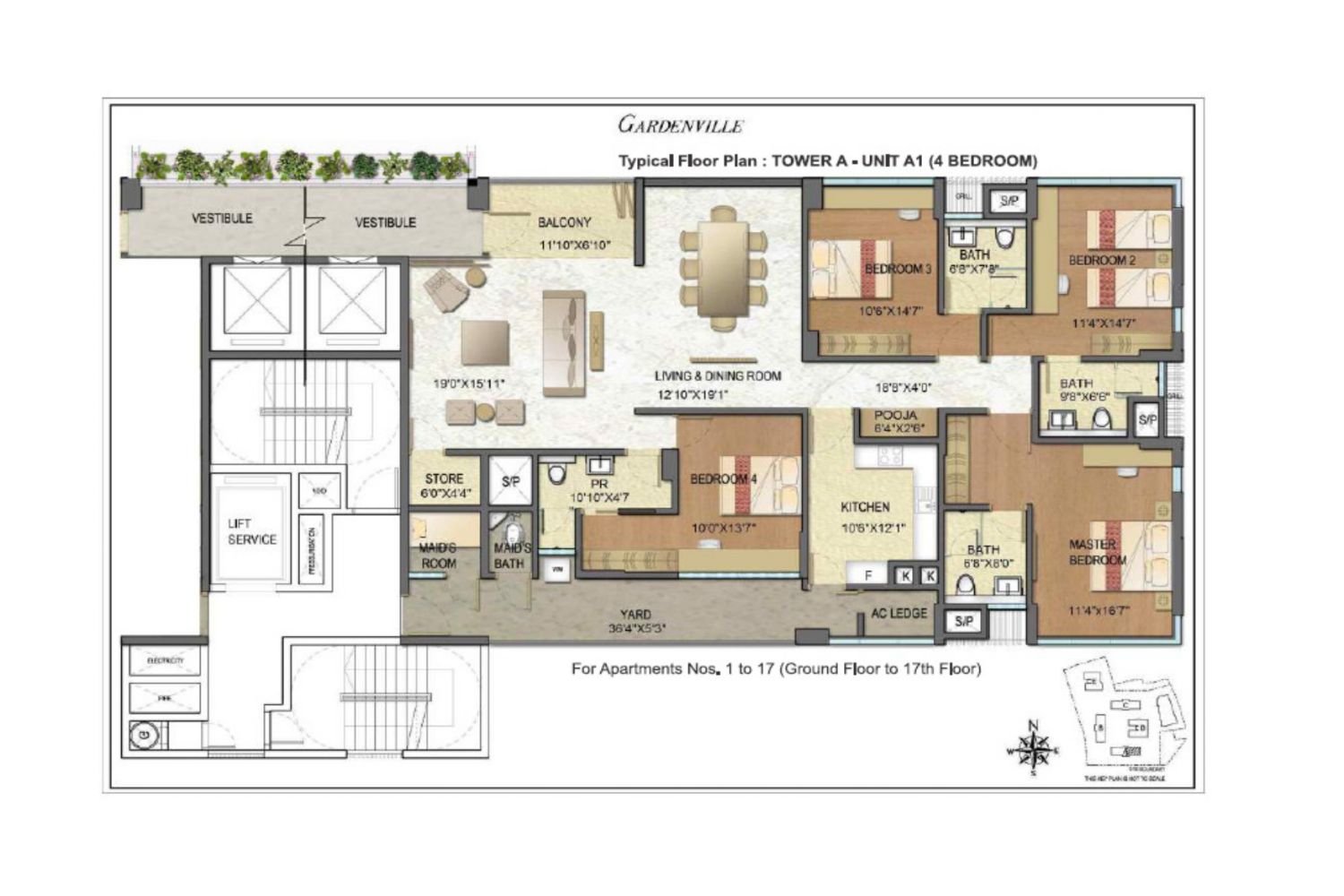 E Residences Chennai Floor Plans1