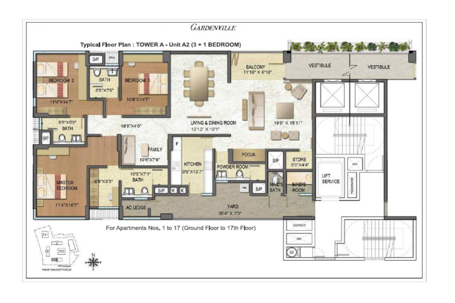 E Residences Chennai Floor Plans2