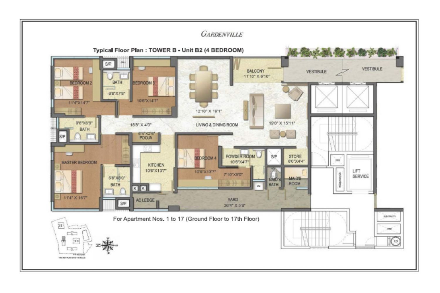 E Residences Chennai Floor Plans4