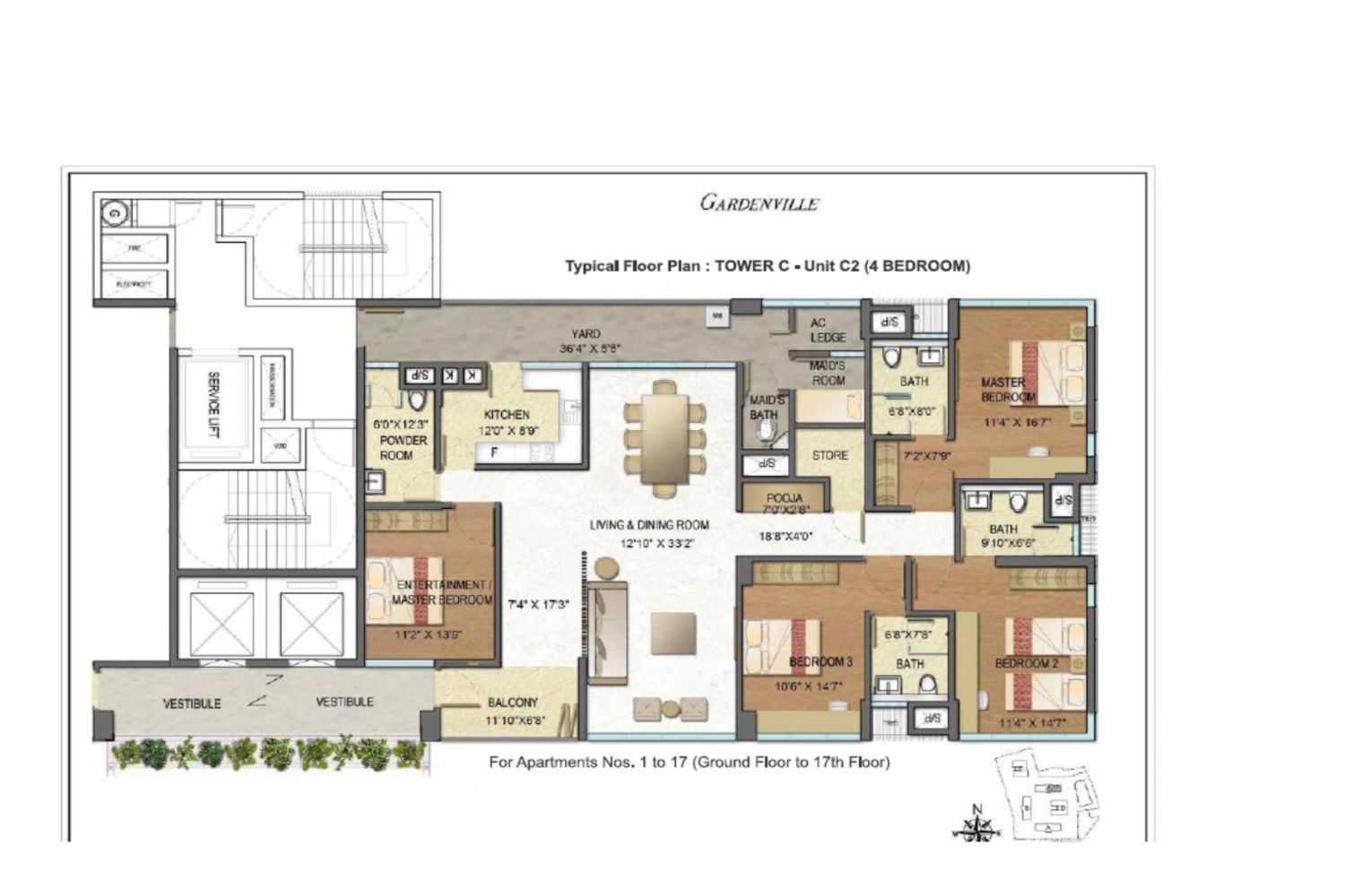 E Residences Chennai Floor Plans6